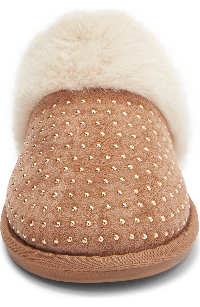Rebecca Minkoff Marni Faux Fur Lined Scuff Slipper, Alternate, color, Tan
