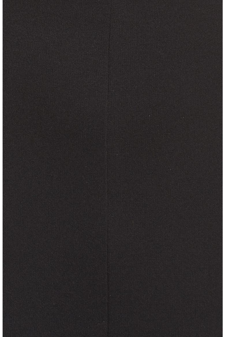 'Tania Tuck' Mesh Sleeve Sheath Dress, Alternate, color, BLACK