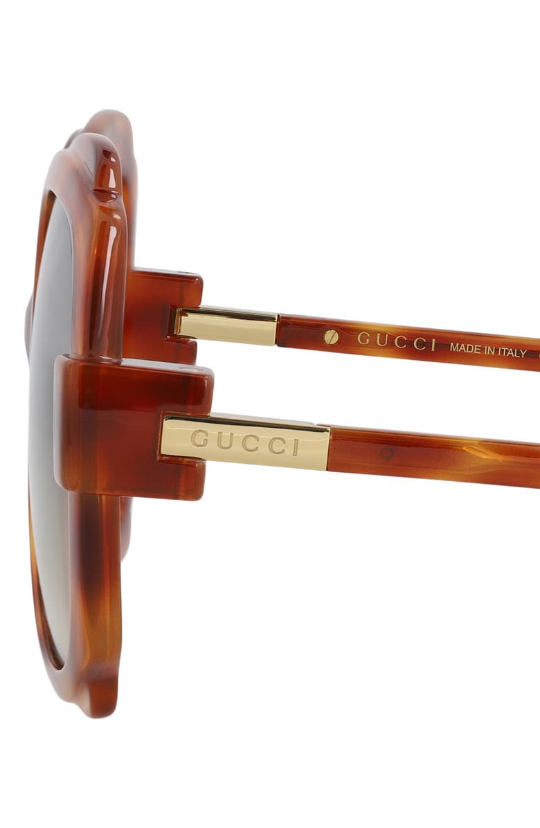 Gucci 57mm Butterfly Sunglasses, Alternate, color, 