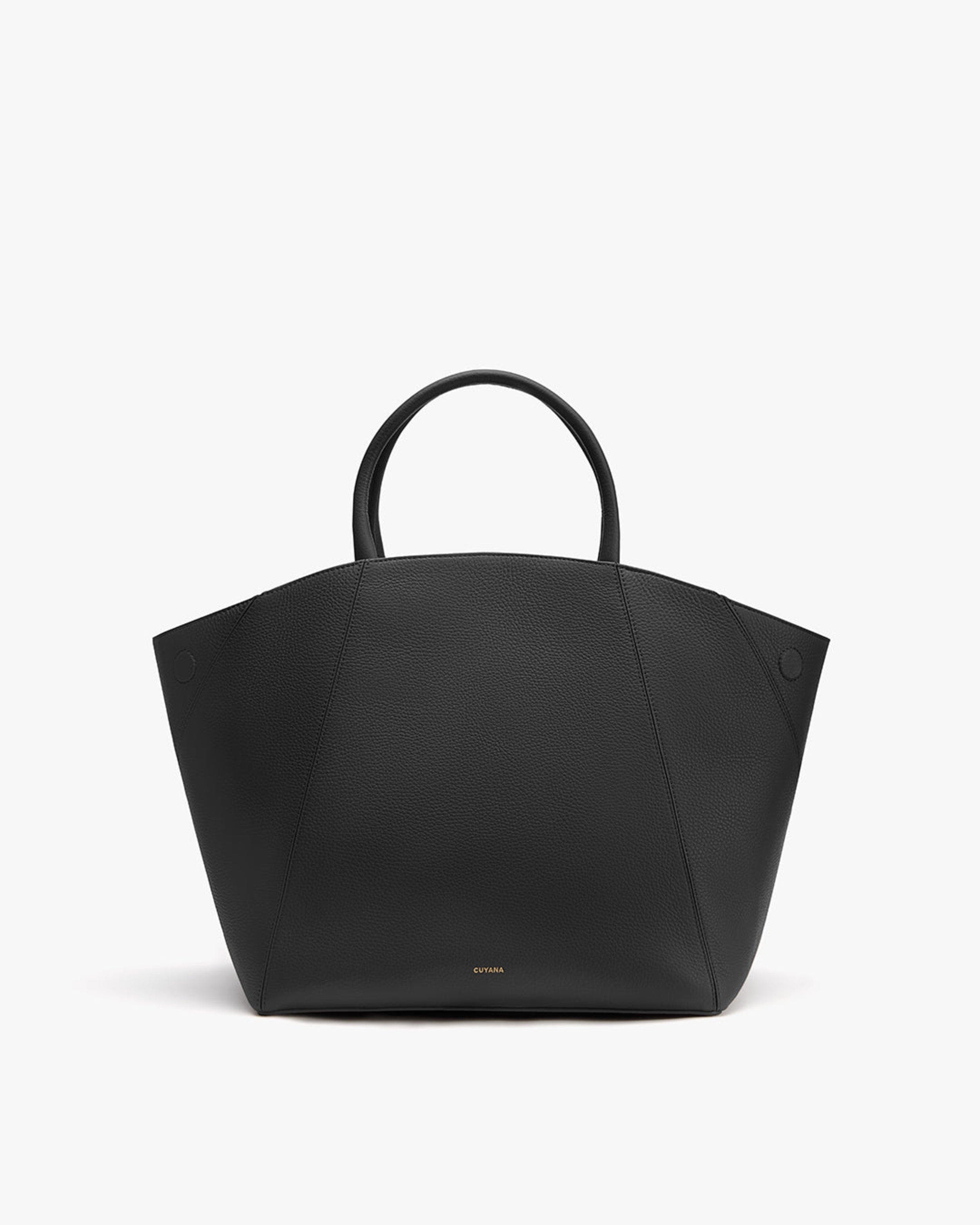 Cuyana Forma Satchel, Alternate, color, Black