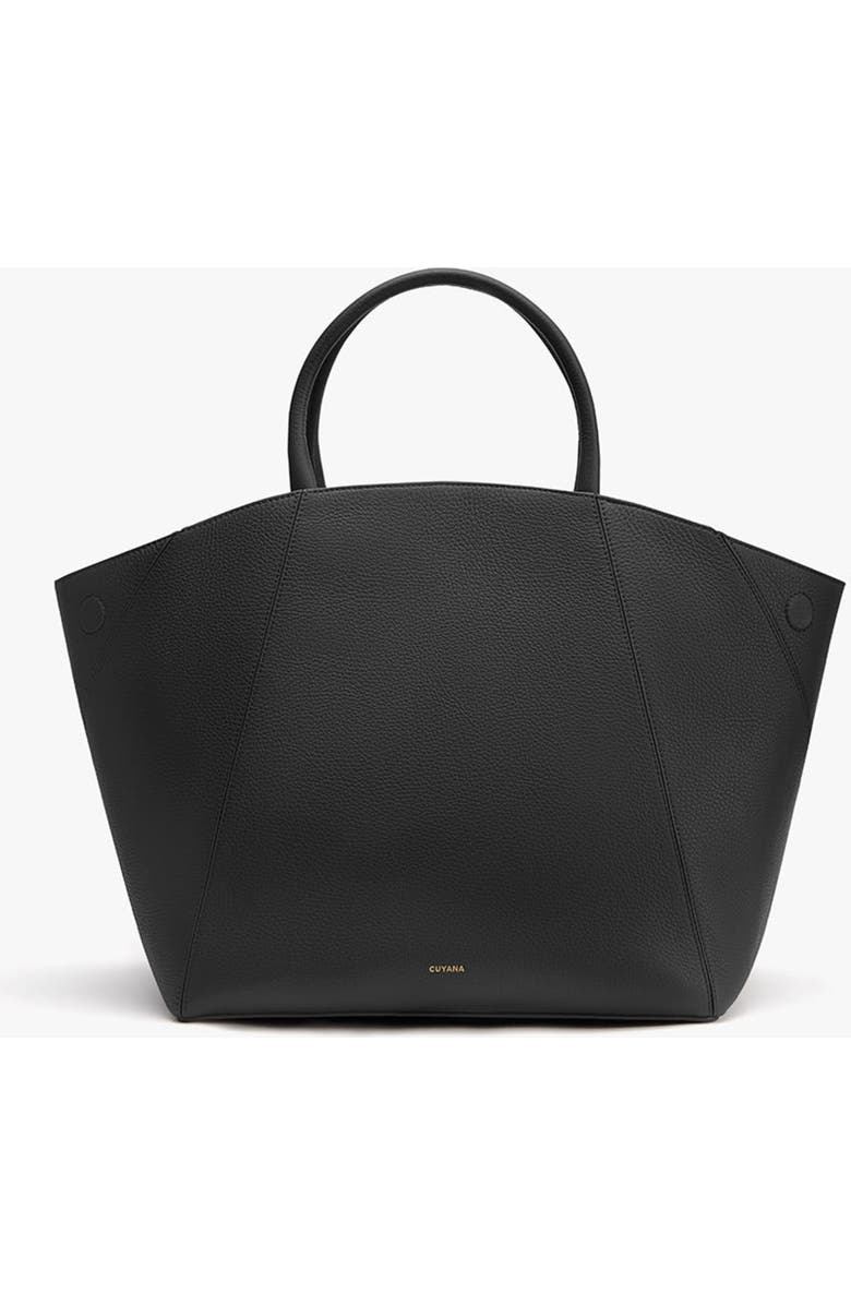Cuyana Forma Satchel, Alternate, color, Black