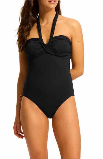 Seafolly Collective Halter One-Piece Swimsuit