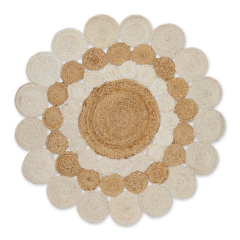 Bohemian Round Natural Jute Rug