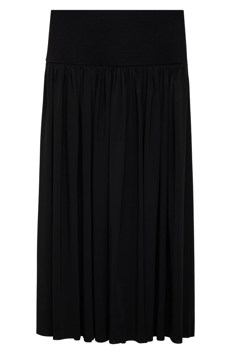 MANGO Gathered Maxi Skirt, Alternate, color,