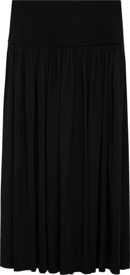 Gathered Maxi Skirt
