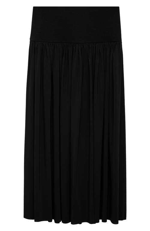 Mango Gathered Maxi Skirt