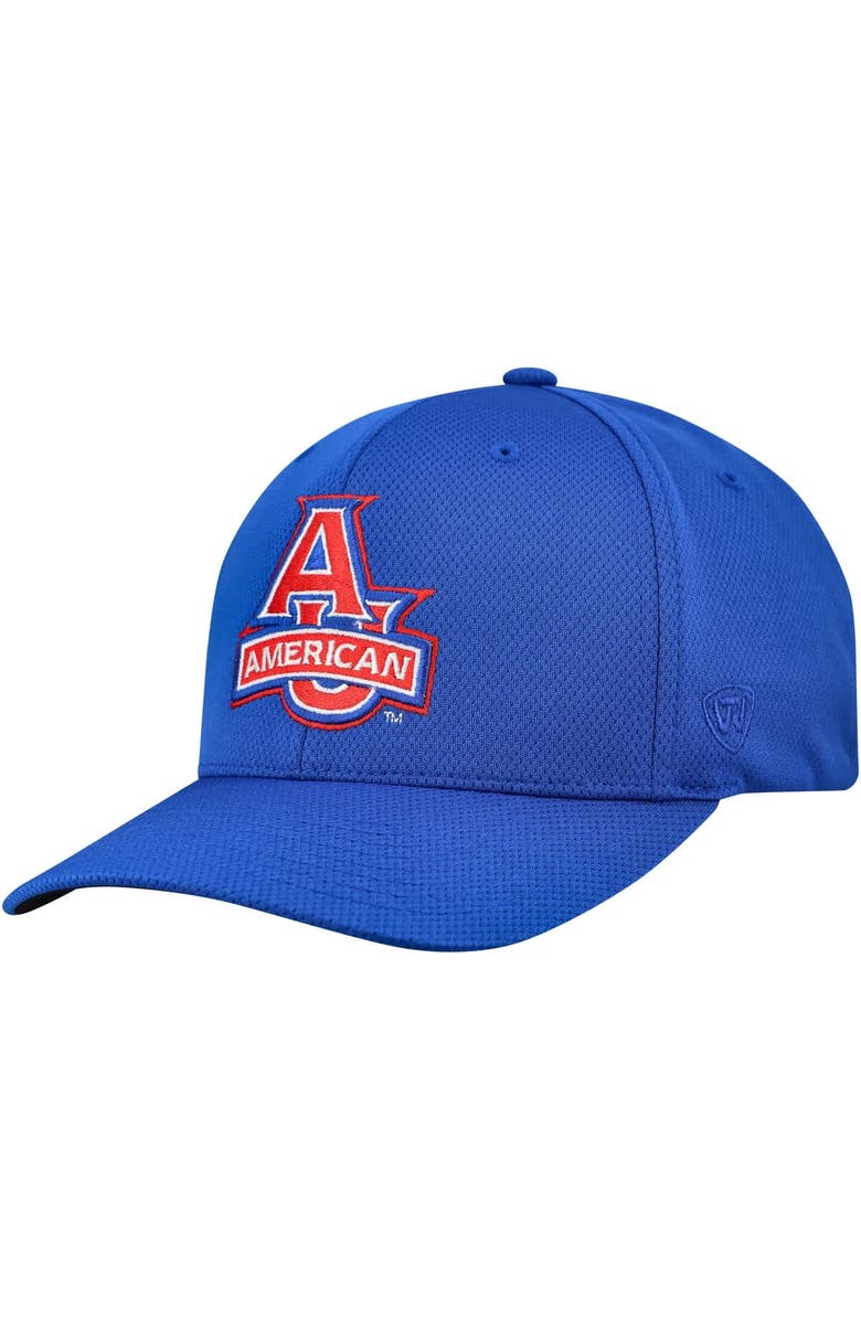 TOP OF THE WORLD Men's Top of the World Royal American University Eagles Reflex Performance Flex Hat, Alternate, color, Royal