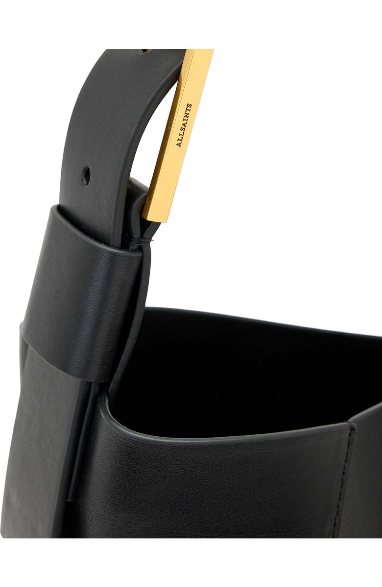 AllSaints Luna Hobo Shoulder Bag, Alternate, color, Black