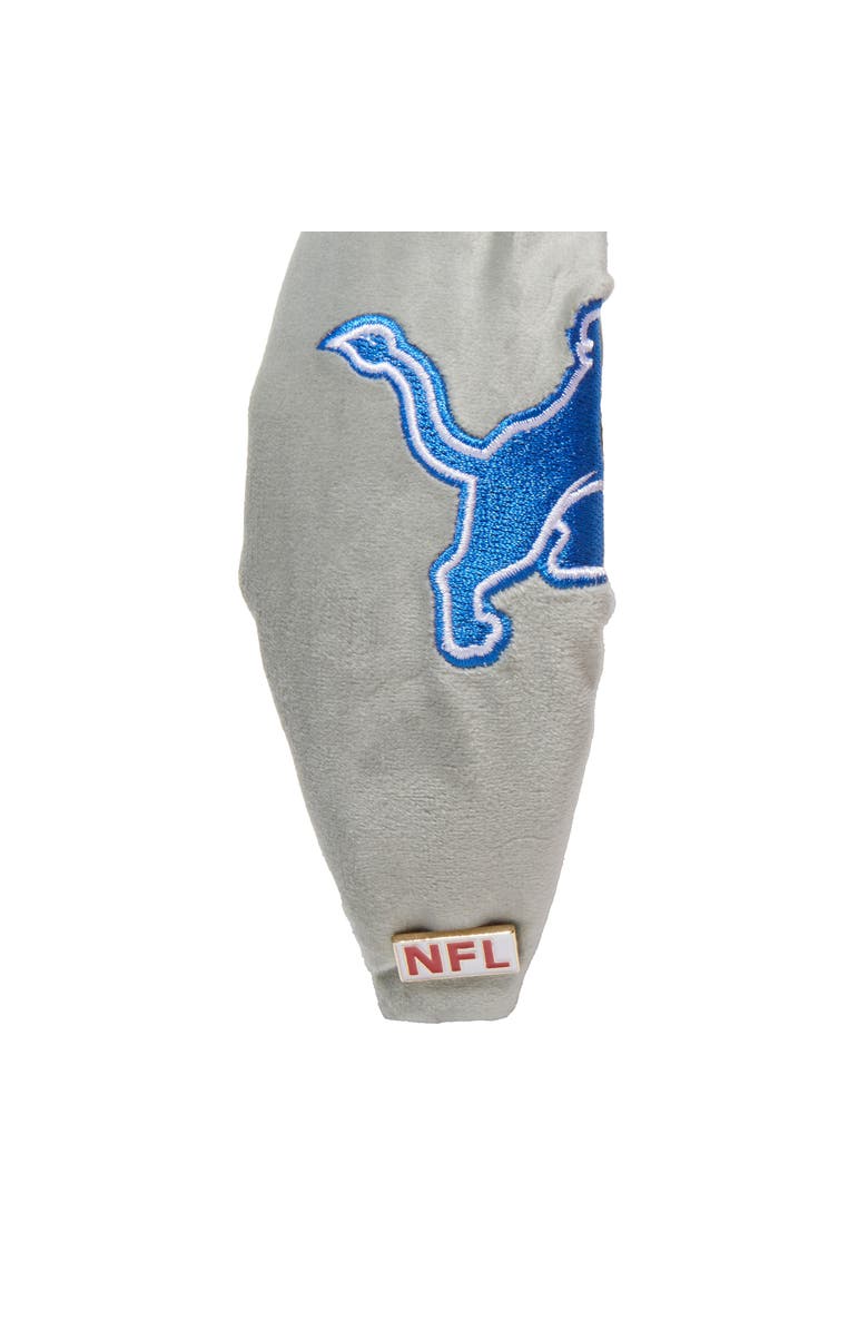 Lele Sadoughi Detroit Lions Embroidered Knotted Headband, Alternate, color, Gray 020