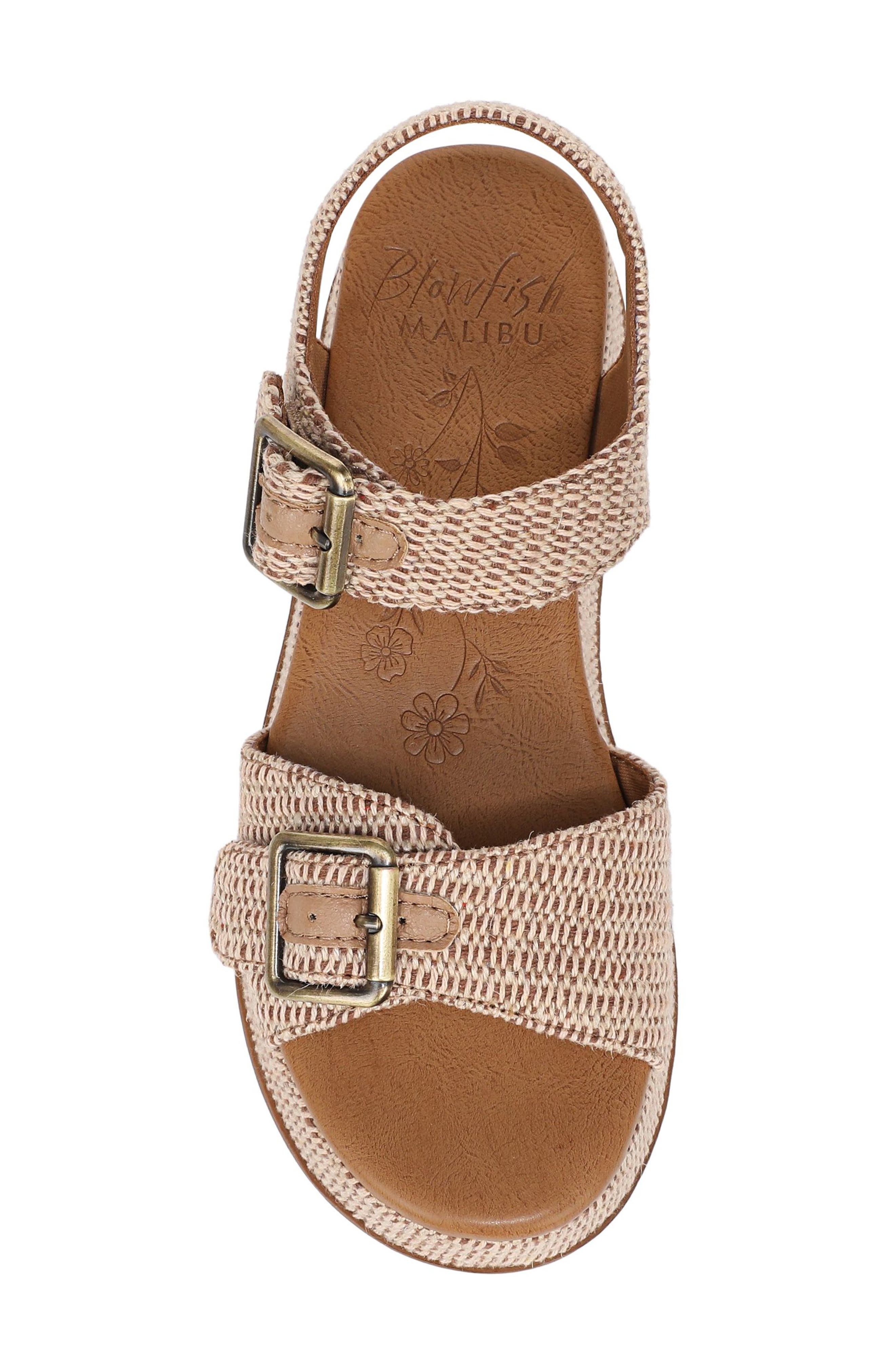 Magical Platform Sandal, Alternate, color, NATURAL FABRIC