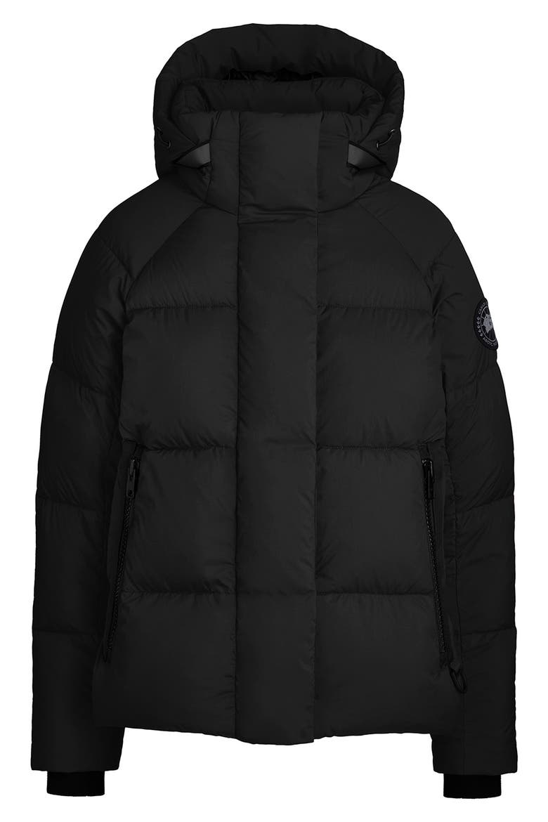 Junction Wind & Water Resistant 750 Fill Power Down Parka, Alternate, color, BLACK - NOIR