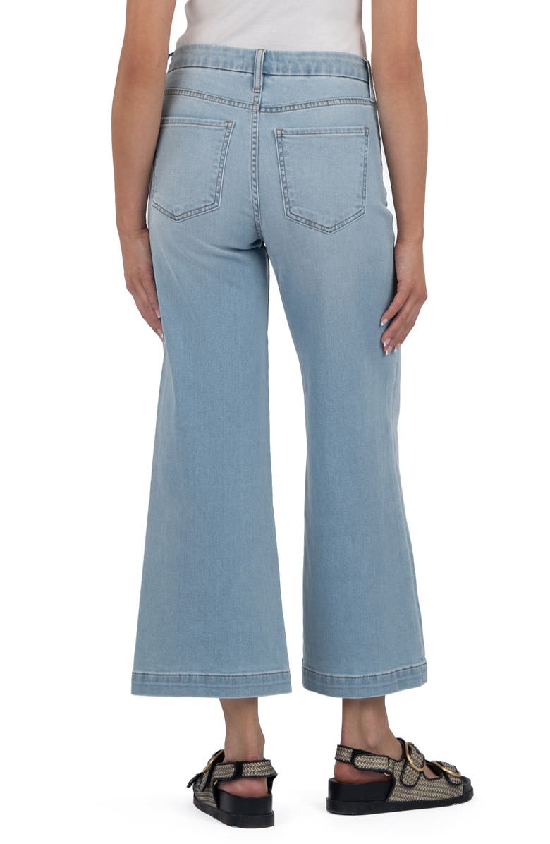 KUT from the Kloth Meg Patch Pocket High Waist Wide Leg Jeans, Alternate, color, 