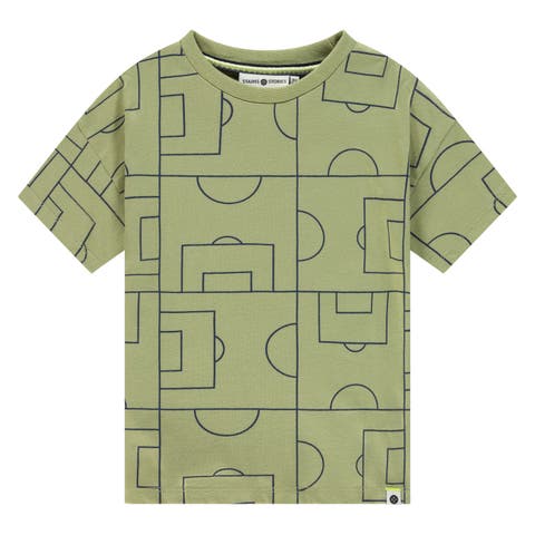 Soccer Field Short Sleeve T-Shirt (Toddler, Little Kid & Big Kid)