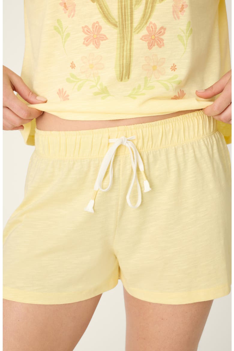Softee Cotton & Modal Short Pajamas, Alternate, color, VANILLA