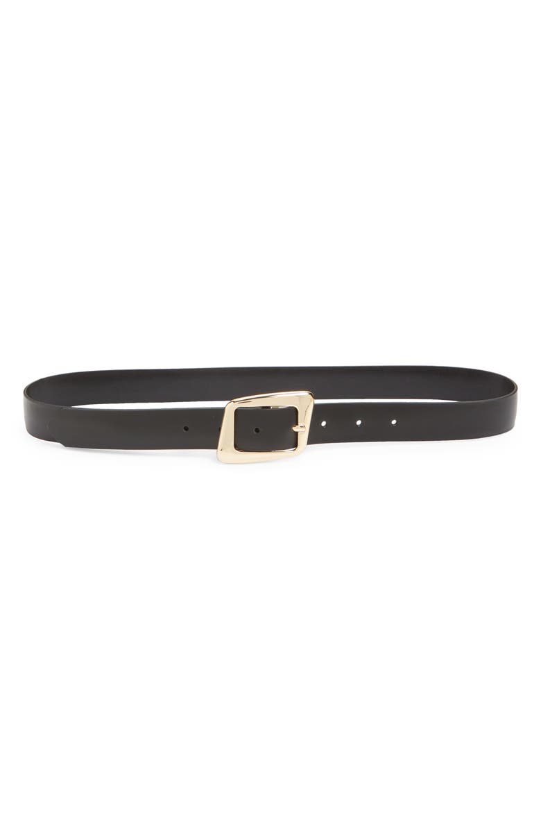 NORDSTROM RACK Josie Textured Buckle Belt, Main, color, 