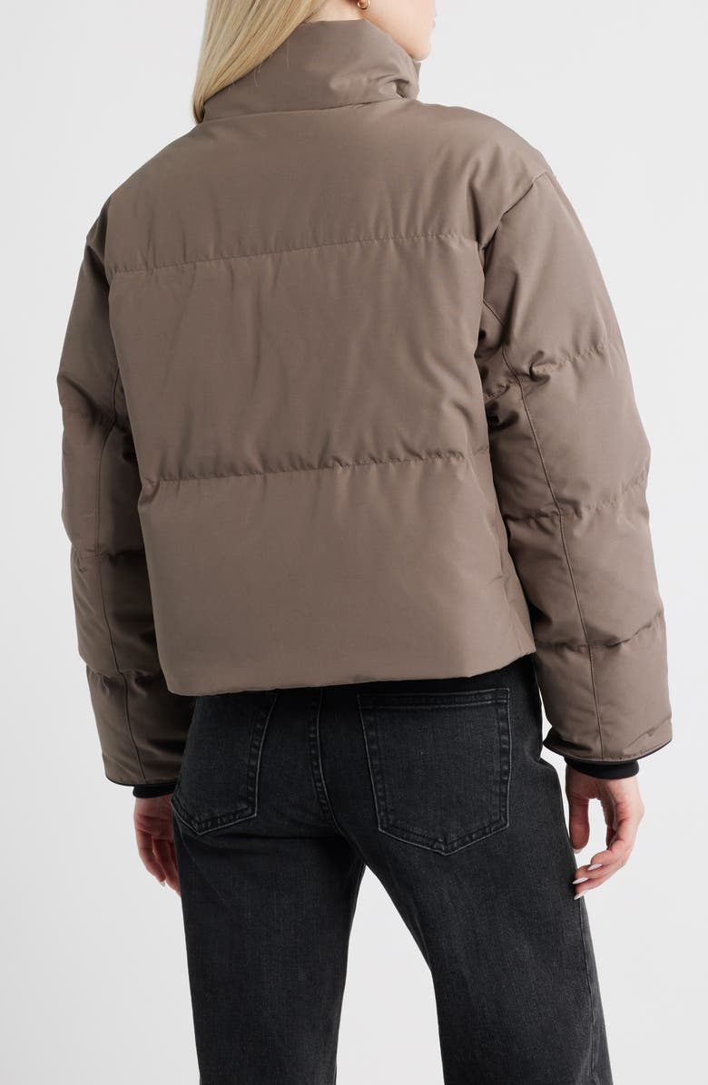 Canada Goose Grandview Black Label Cropped Puffer Jacket, Alternate, color, Taupe Grey