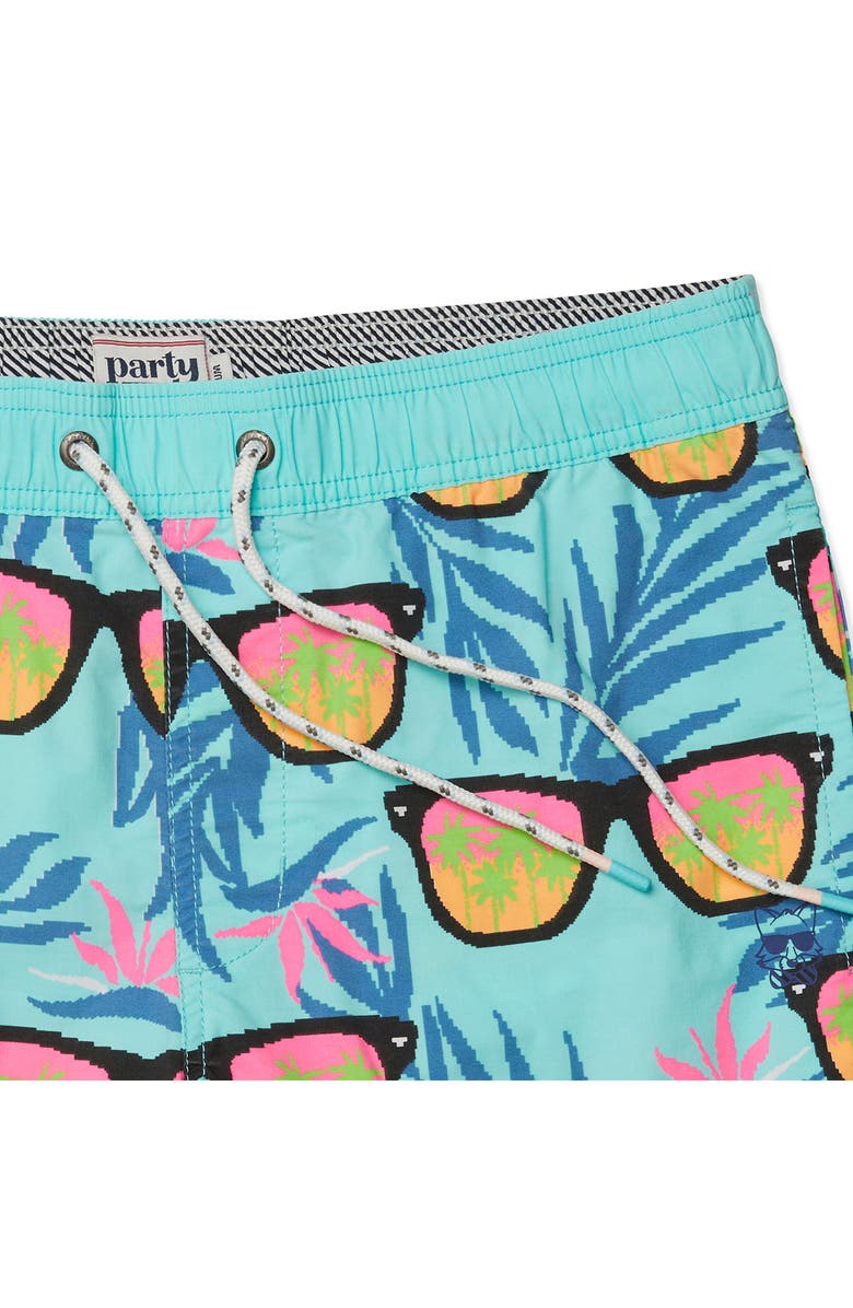Party Pants Shady Swim Trunks, Alternate, color, 