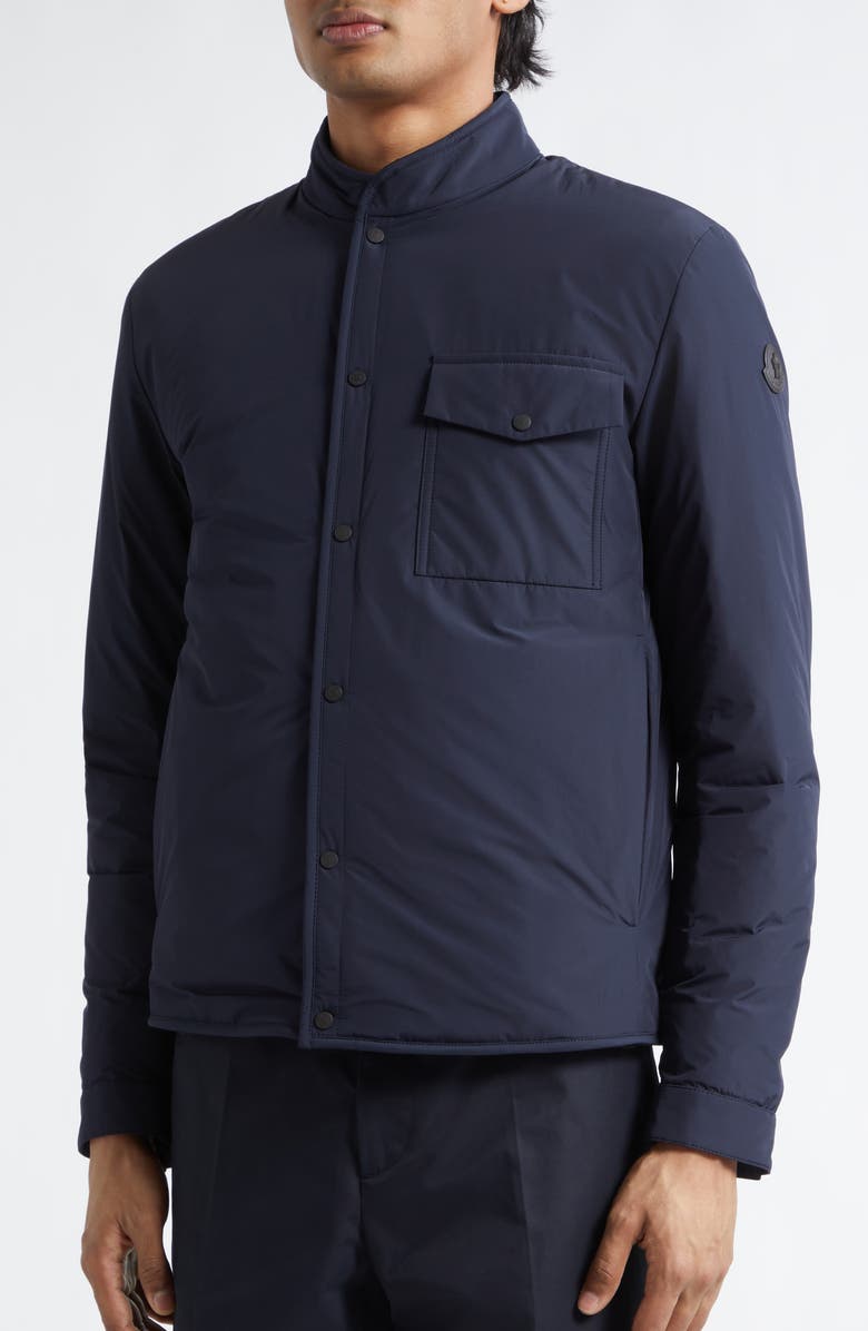 Moncler Zonda Water Repellent Down Jacket, Alternate, color, Navy Blue