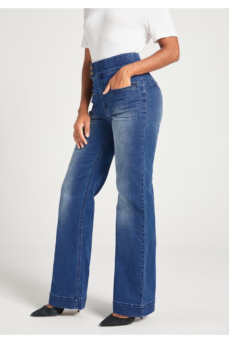 Farah Jeans | High-Waist Wide-Leg Denim, Alternate, color, Canyon Wash