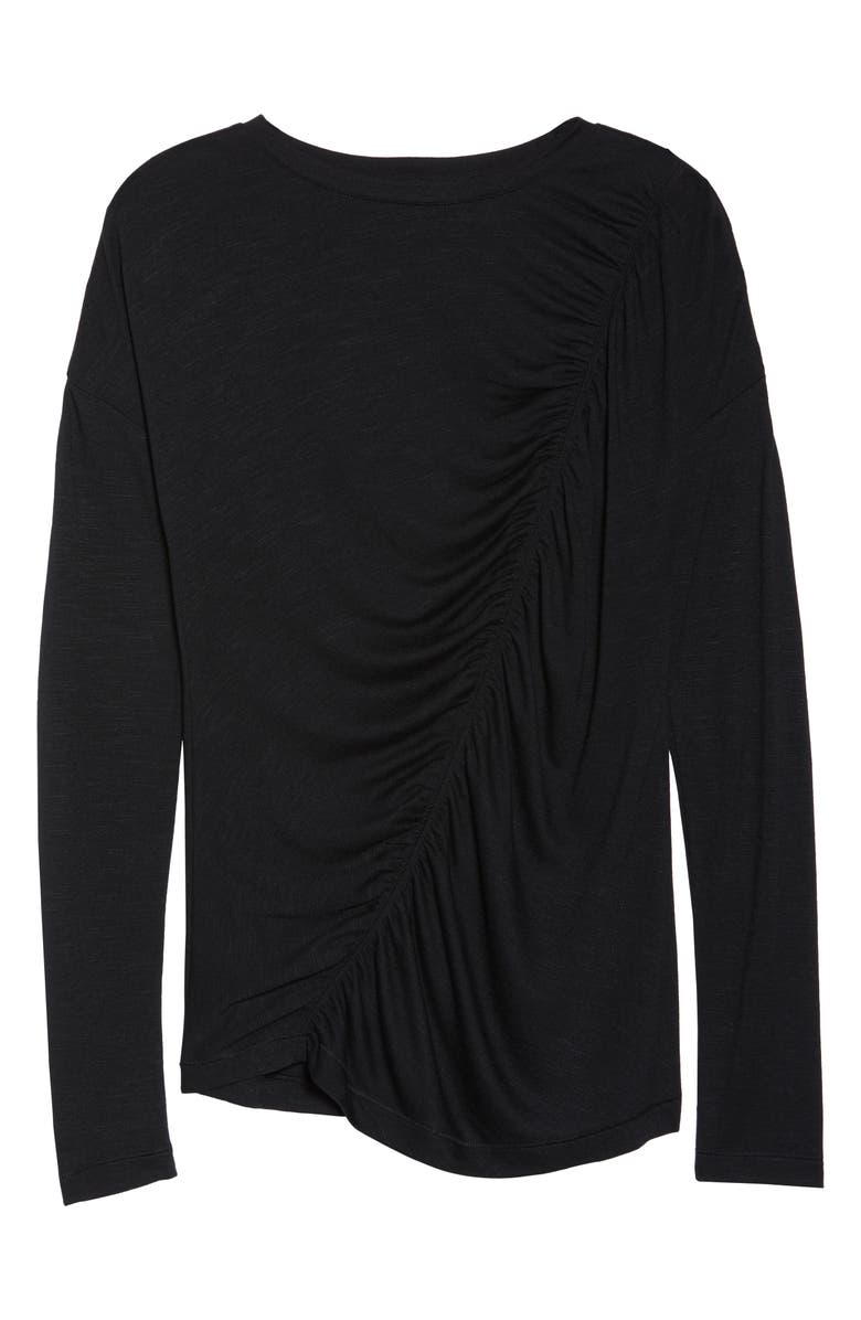 Zella So Graceful Ruched Tee, Alternate, color, 