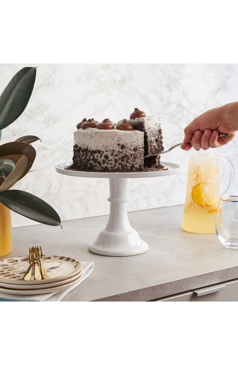 TWINE Melamine Cake Stand, Alternate, color, White