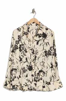 INDUSTRY REPUBLIC CLOTHING Floral Button-Up Shirt