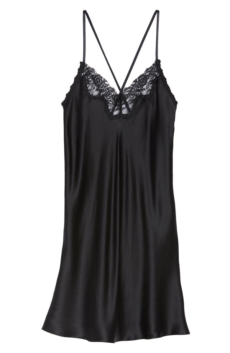 Hanky Panky Monique Lhuillier x Hanky Panky Silk Chemise, Alternate, color, 