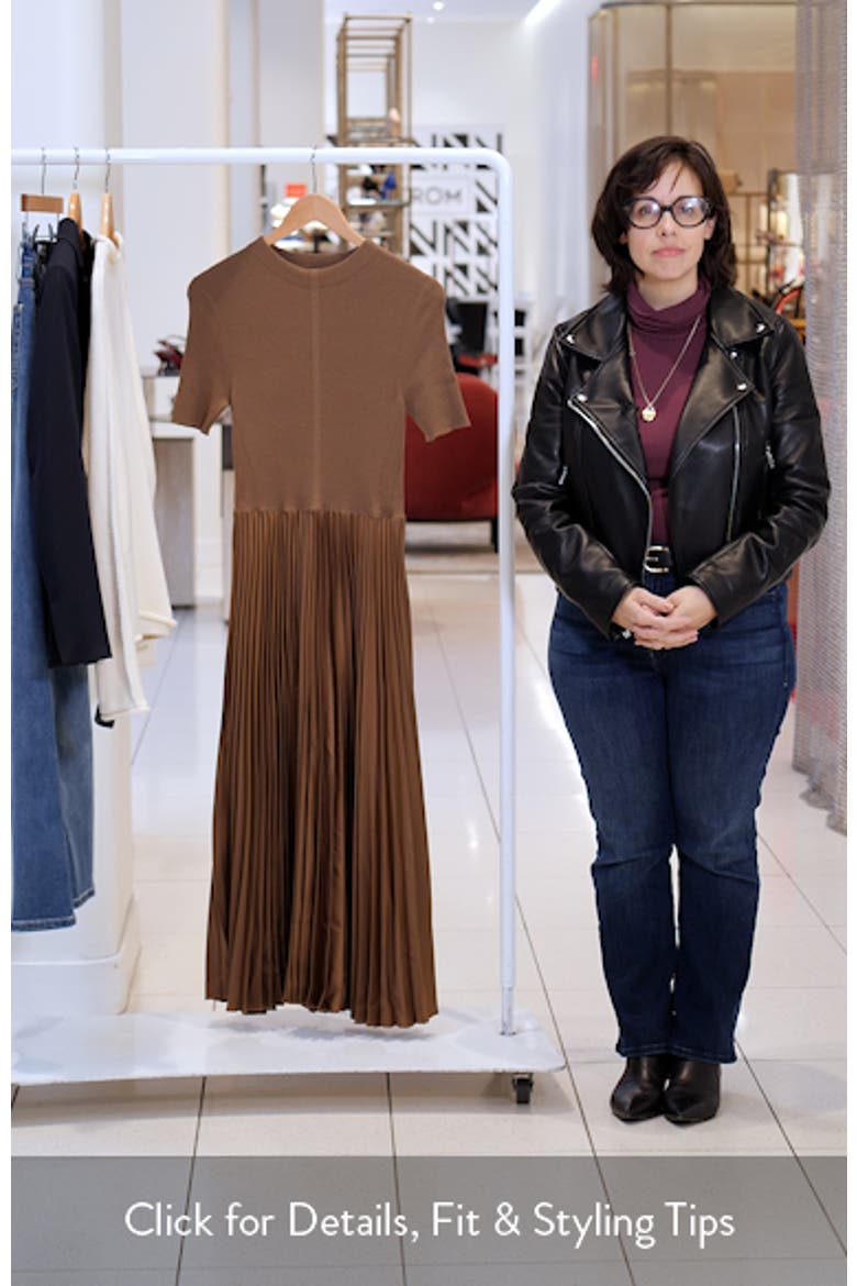 Faddrid Sweater Dress with Plissé Skirt video