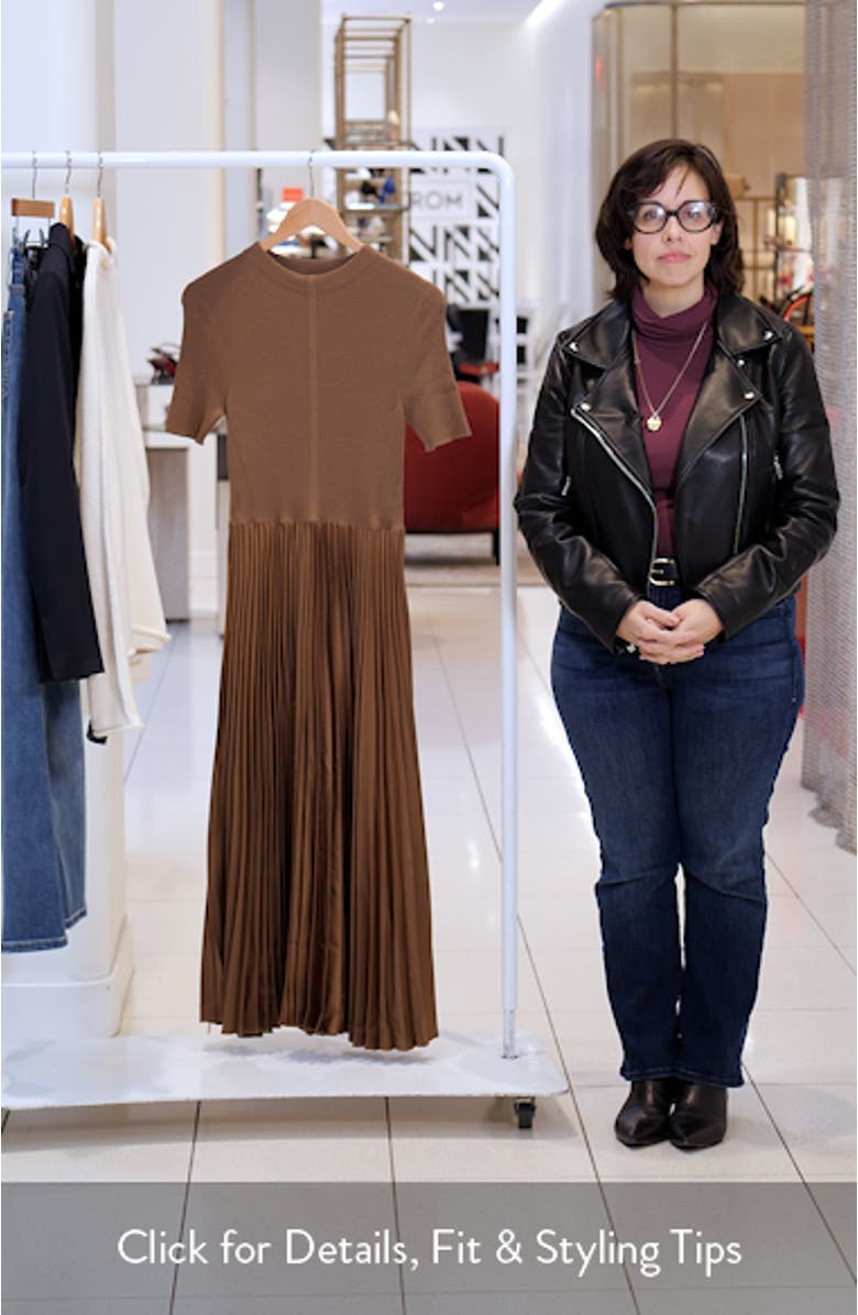 Faddrid Sweater Dress with Pliss é Skirt, sales video thumbnail