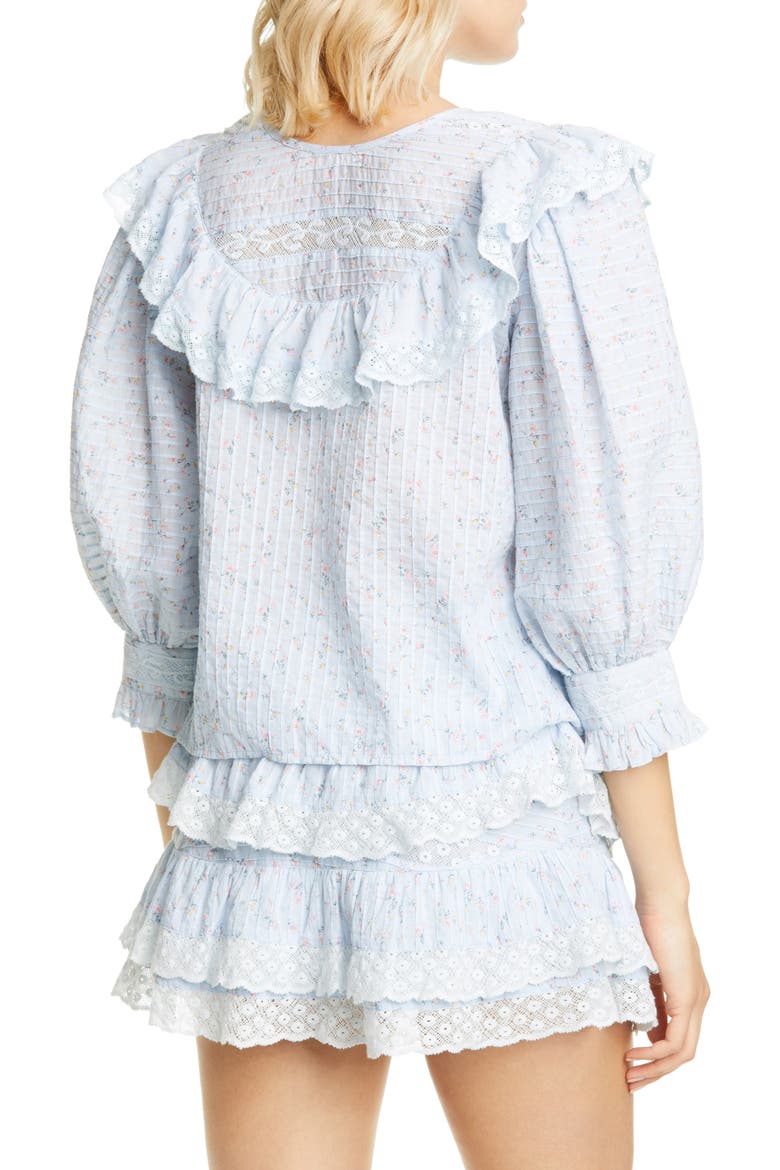 Canna Ruffle Top, Alternate, color, BELLA BLUE