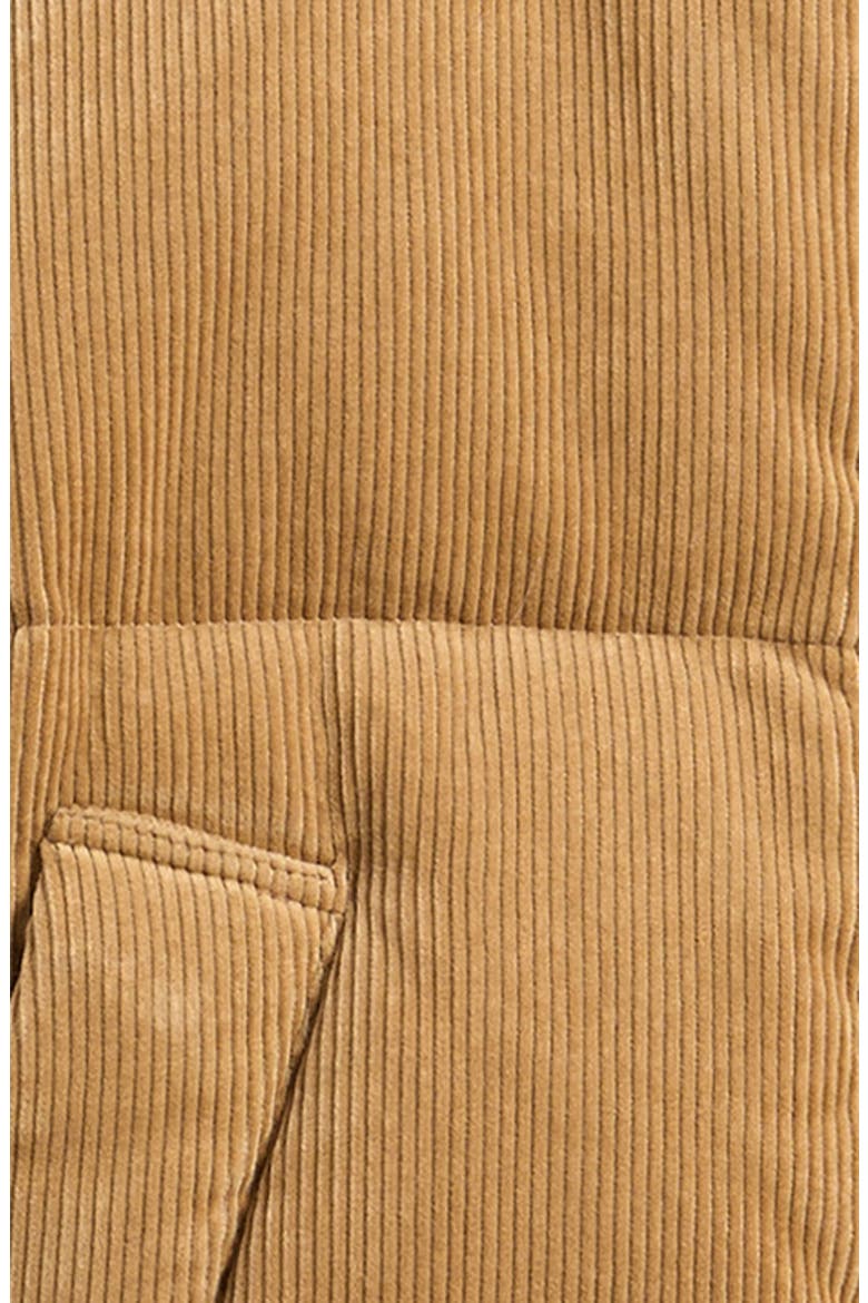 Cotton Corduroy Down Jacket, Alternate, color, KHAKI