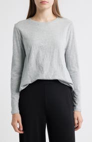 Eileen Fisher Organic Cotton Long Sleeve T-Shirt