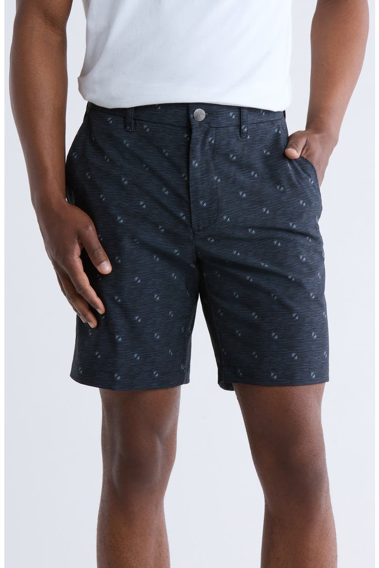 Flat Front Golf Shorts, Main, color, CAVIAR