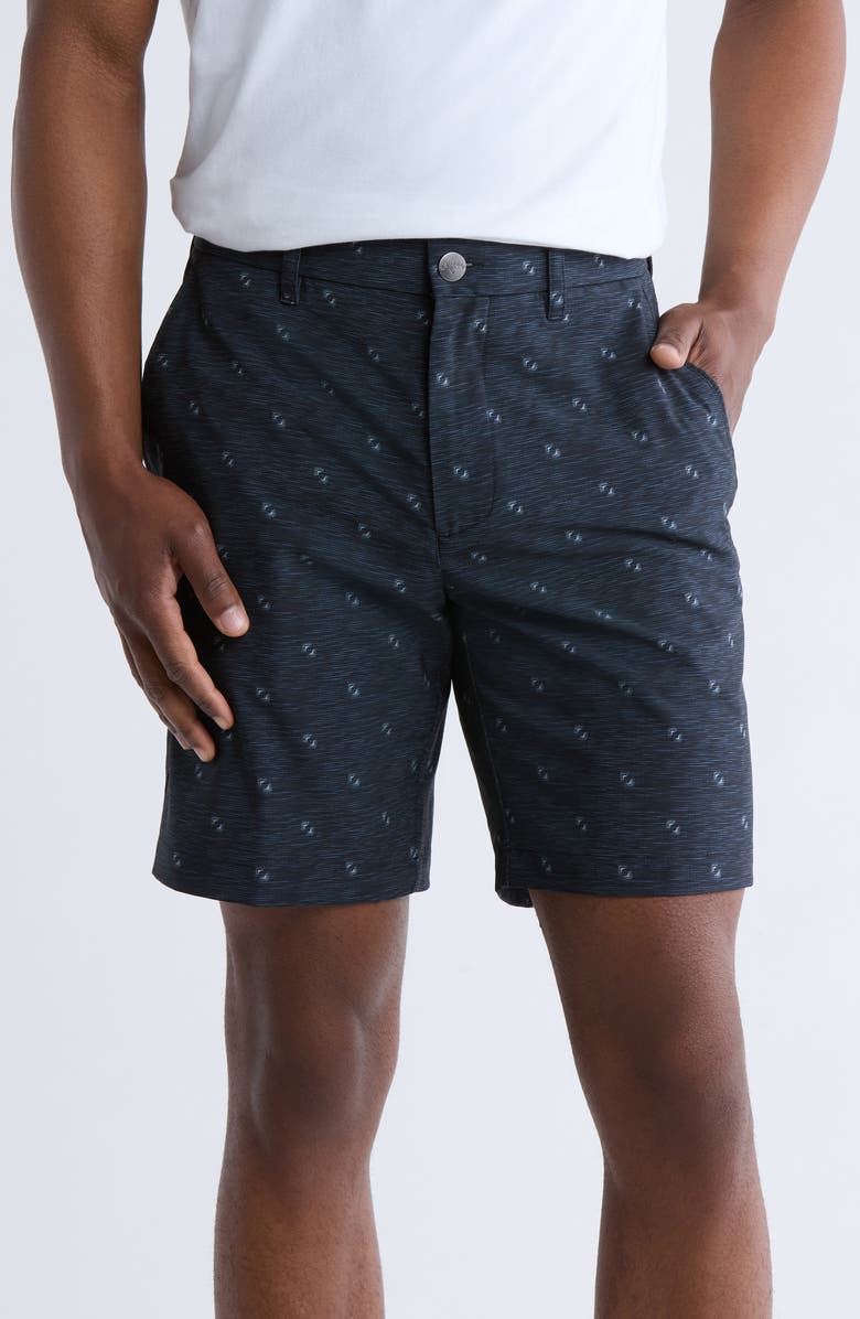 Callaway Flat Front Golf Shorts, Main, color, Caviar