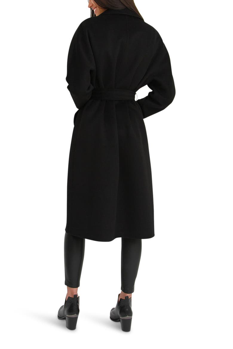 Boss Girl Double Breasted Wool Coat, Alternate, color, BLACK