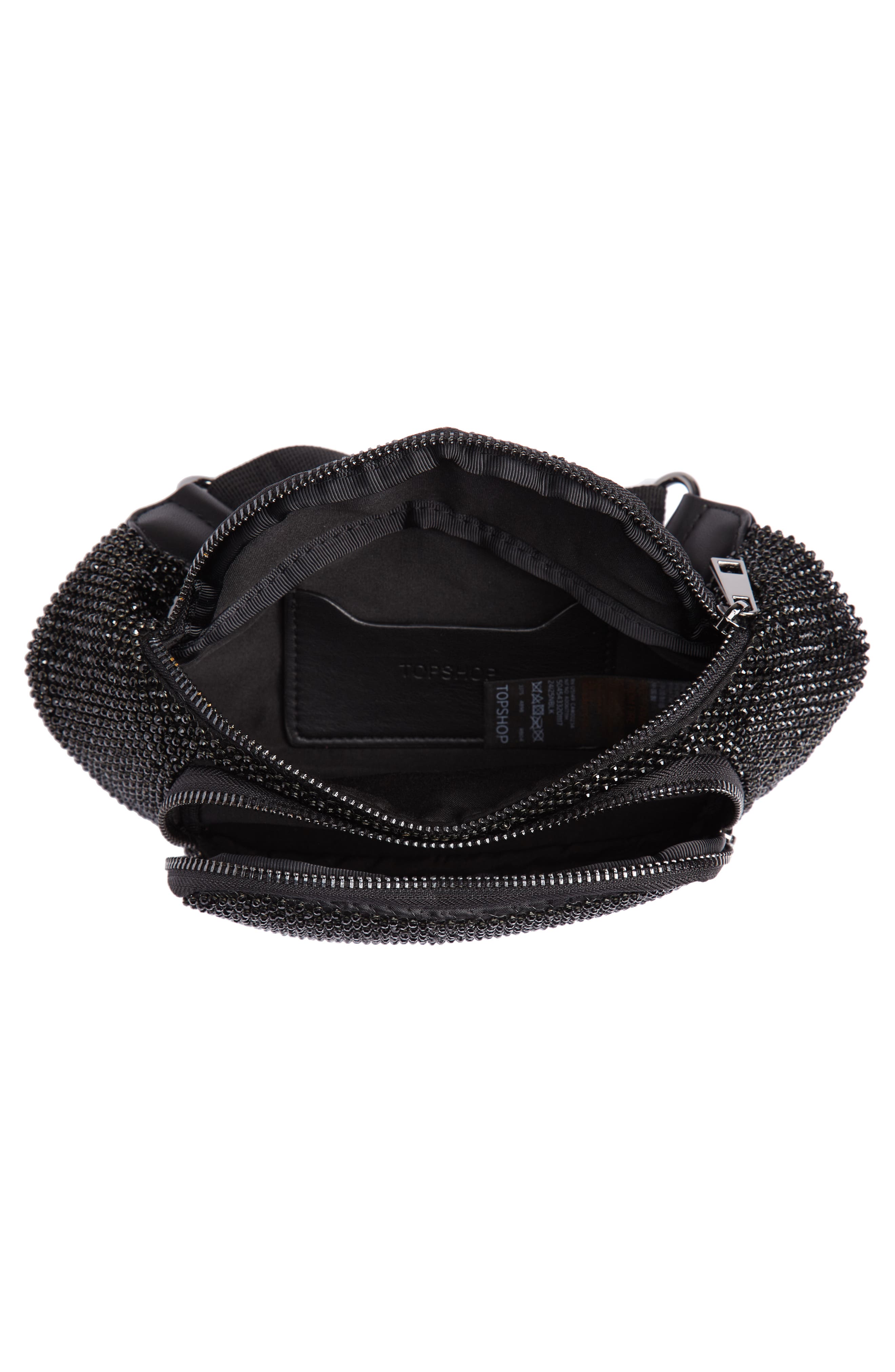 Diana Diamante Bumbag, Alternate, color, BLACK