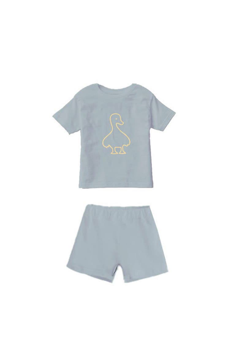 Cotton T-Shirt & Short Set - Baby, Main, color, Quack