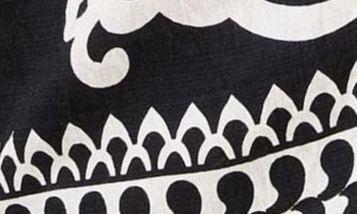Lipsy Mono Placement Print Button-up Shirt