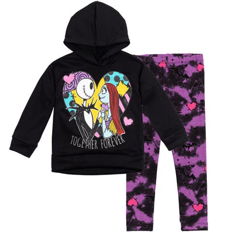 Nightmare Before Christmas Fleece Hoodie and Leggings Set