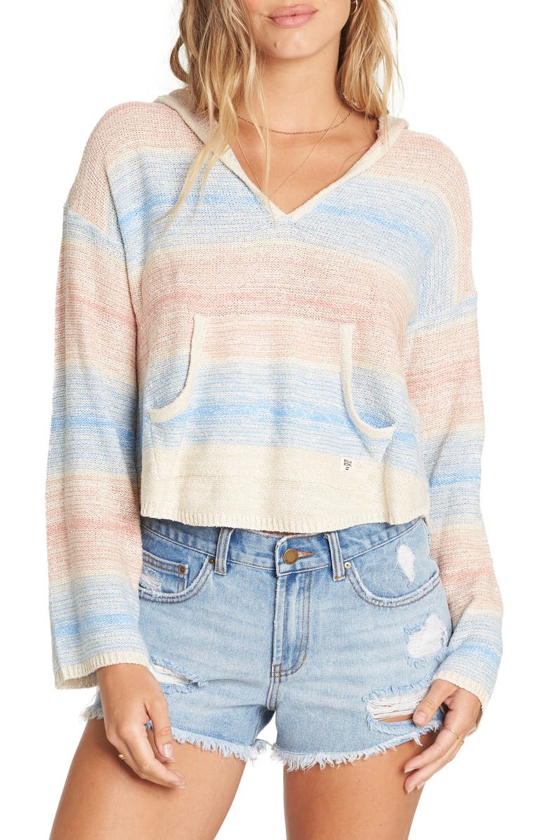 Billabong Baja Beach Stripe Hoodie, Main, color,