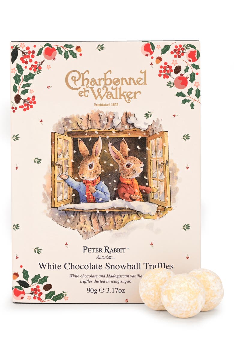 Charbonnel et Walker Peter Rabbit White Chocolate Snowball Truffles, Main, color, 