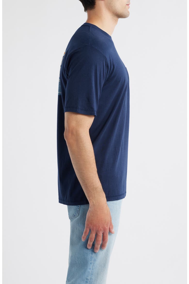 Kahuna Crewneck T-Shirt, Alternate, color, NAVY