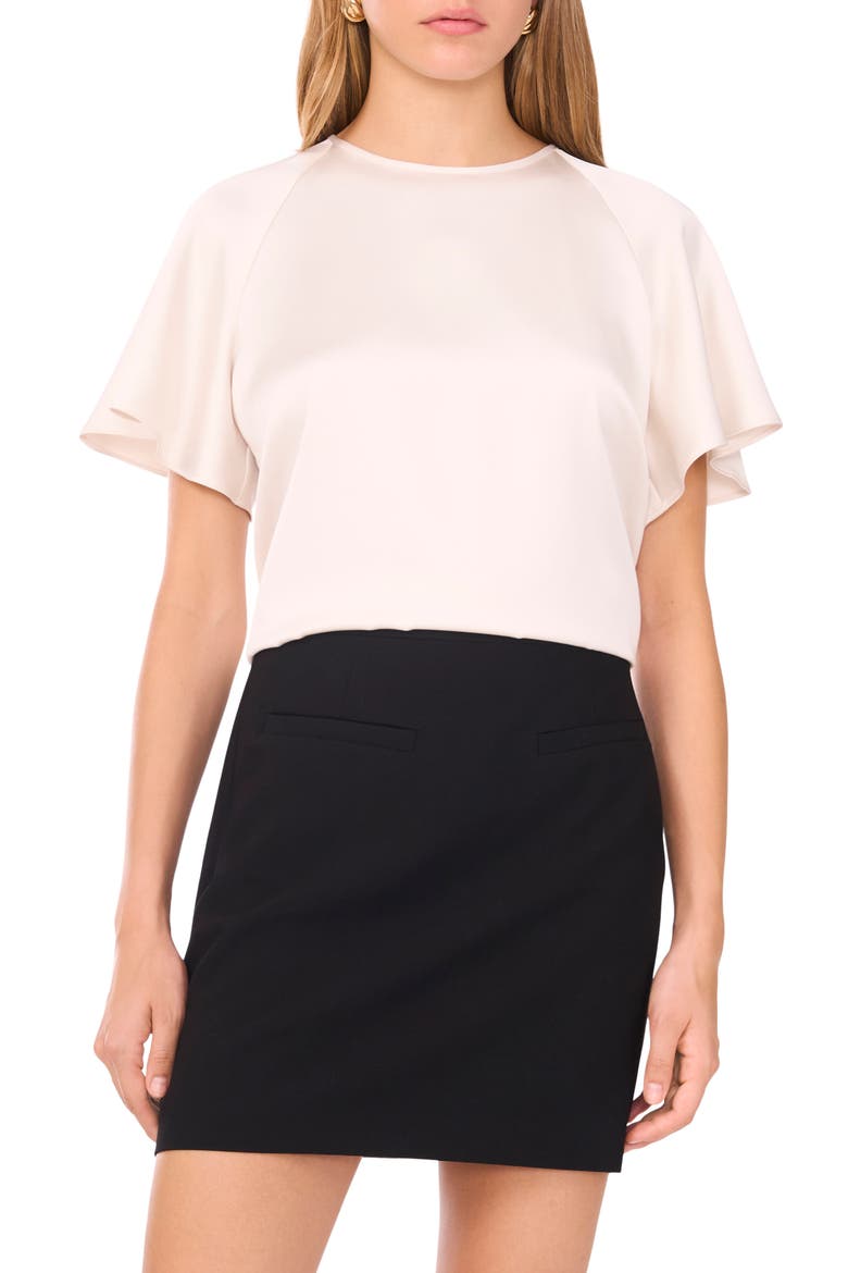 Flutter Sleeve Top, Main, color, FEATHER GREY