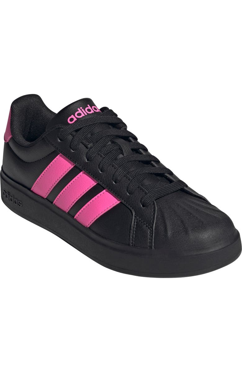 adidas Streettalk Sneaker, Main, color, Black/ Lucid Pink/ Black