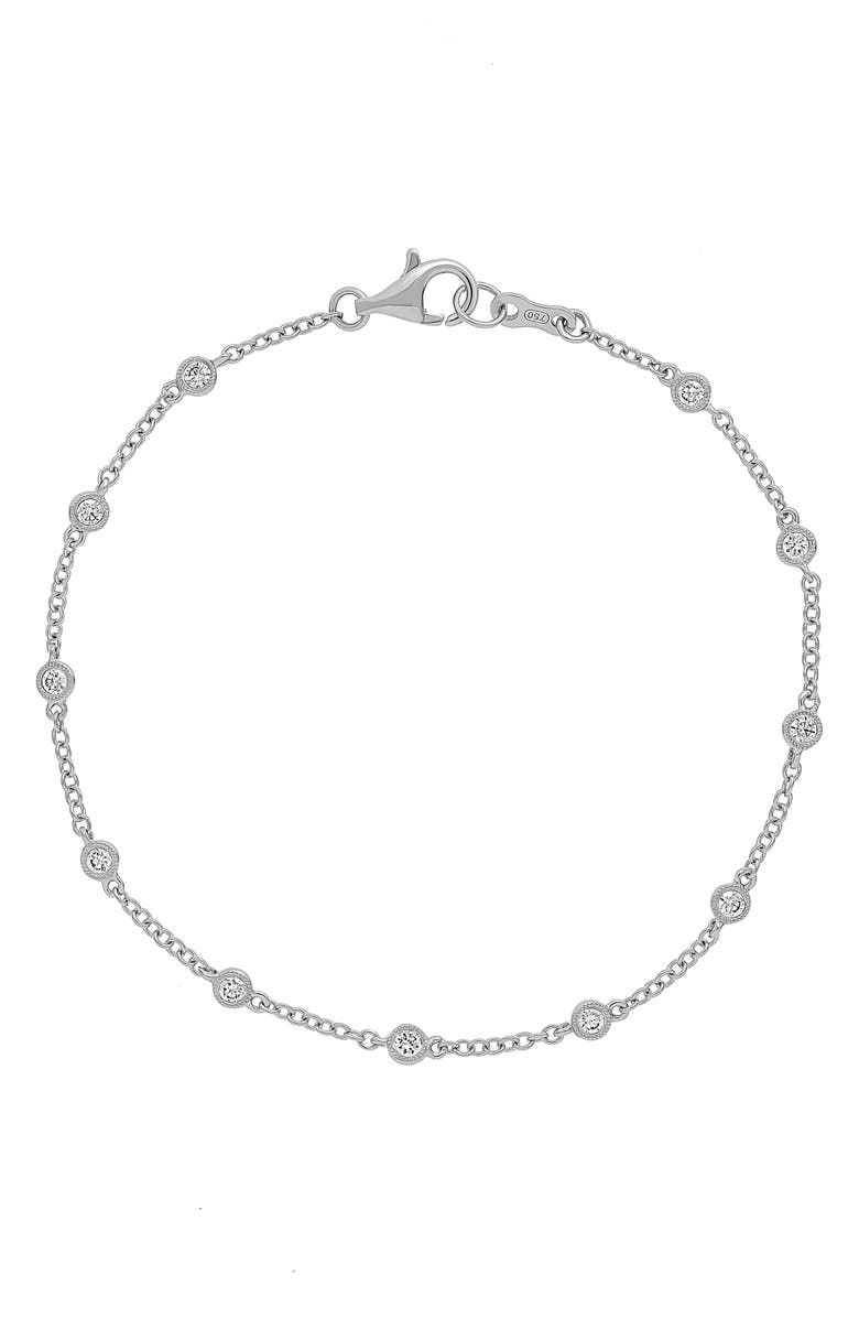Bony Levy Aviva Diamond Station Bracelet, Main, color, 