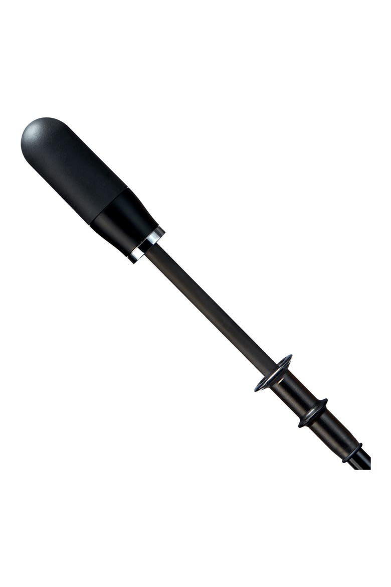 Stratus Auto Open Stick Umbrella, Alternate, color, BLACK