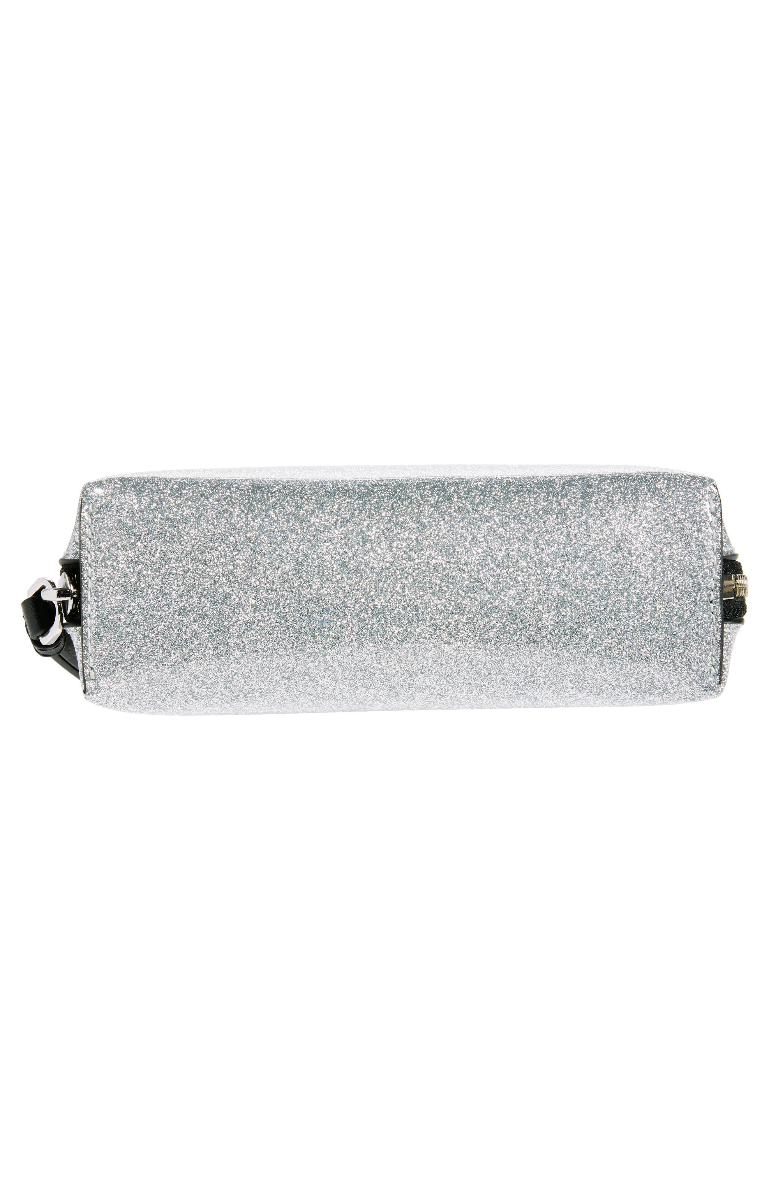 Glitter Crossbody Bag, Alternate, color, SILVER