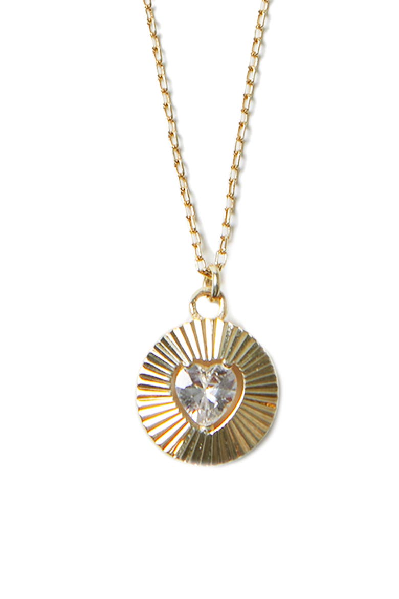 Diamond Heart Pendant Necklace, Alternate, color, GOLD