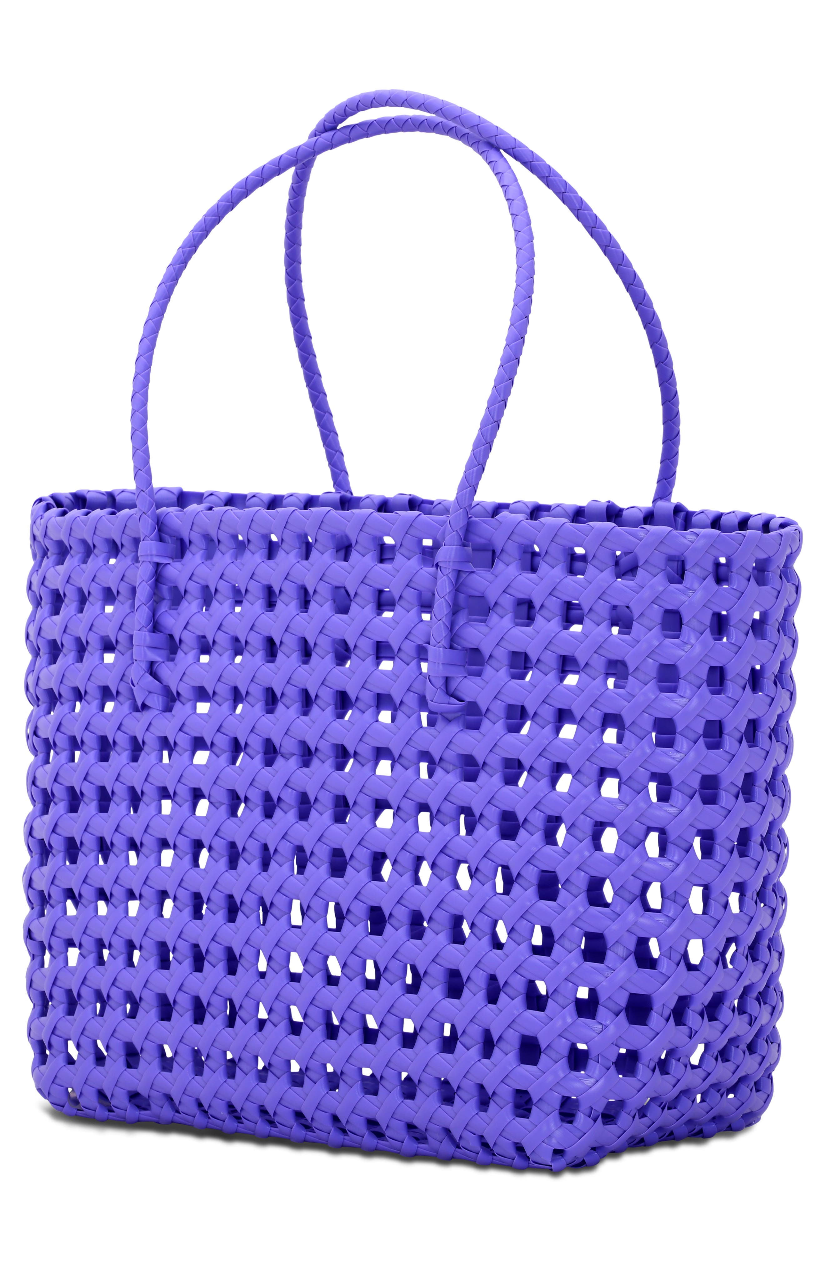 Iscream Kids' Large Woven Tote, Alternate, color, Purple