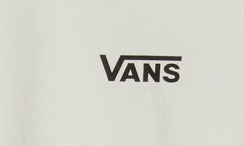 Vans Logo Cotton Graphic T-shirt In White